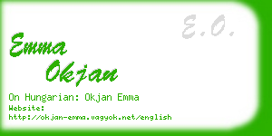 emma okjan business card